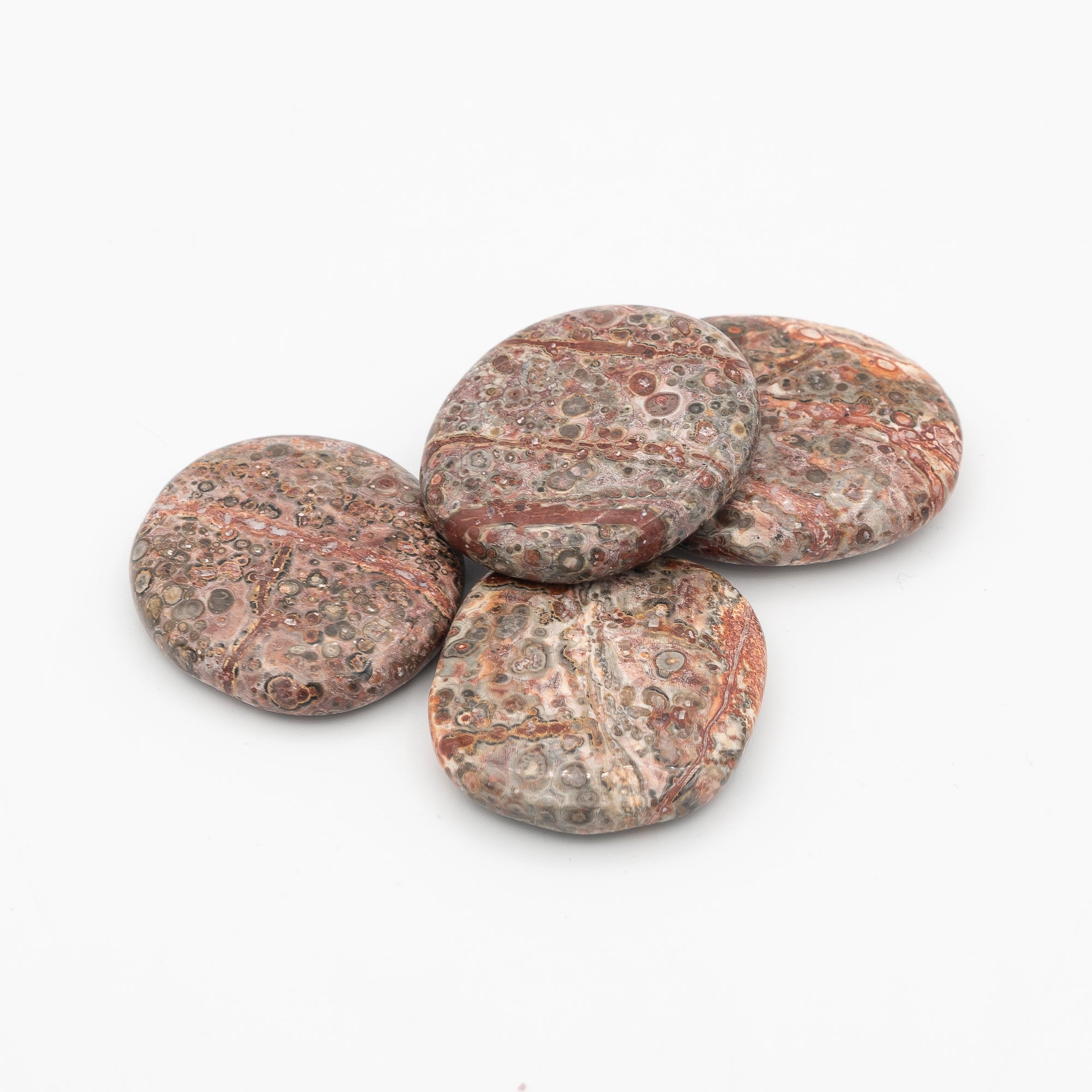 Jasper - Leopard Skin Palm Stone $10